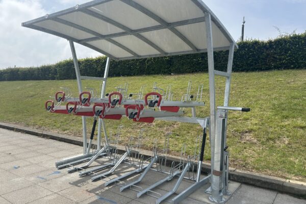 Cycle parking at Stansted Airport